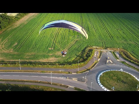 Simon Chase Cam 2 Paramotor Rougham flying microlight paraglider