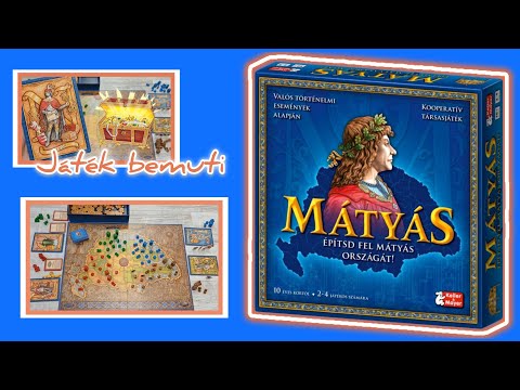Építsd fel Mátyás országát! társasjáték - Gyere játszani!