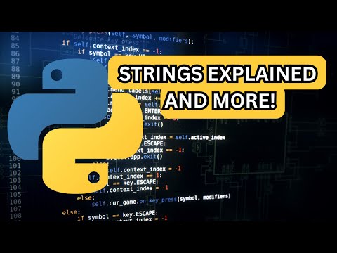 Python Strings & Variables EXPLAINED!