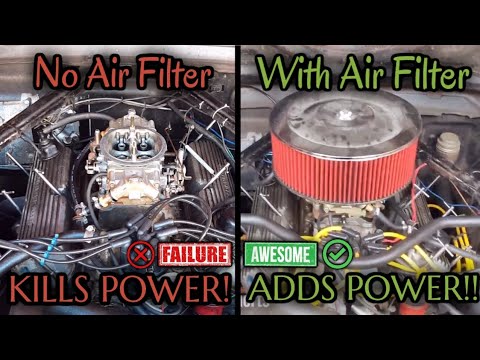 MORE POWER! | Air Filters Make More Power Than Running Open Carburetor! | Here Is Why!