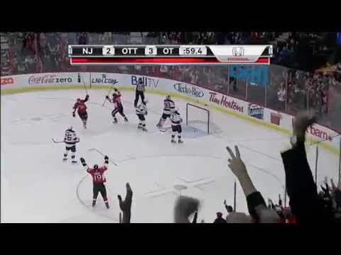 Daniel Alfredsson 400th Goal , OT Winner