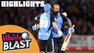 Sussex Sharks v Worcestershire Rapids | Moeen Ali Masterclass | Vitality Blast 2019 - Highlights