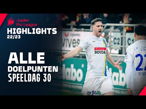 ALLE DOELPUNTEN ⚽🔥 Jupiler Pro League Highlights GD30