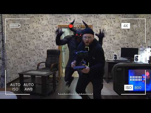 A SCARY HORROR VIDEO. HE LIVED THREE NIGHTS IN AN APARTMENT WITH A DEMON.