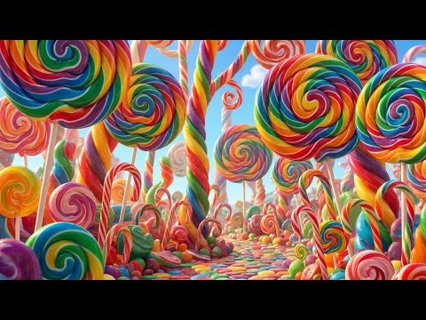 🍬 Calming Candy Land 🍭 | 24/7 Magical Ambience & Uplifting Instrumental Music