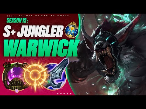 WARWICK JUNGLE Becomes A CARRY MONSTER With This S+ Hybrid Build! | Season 12 Jungle Guide