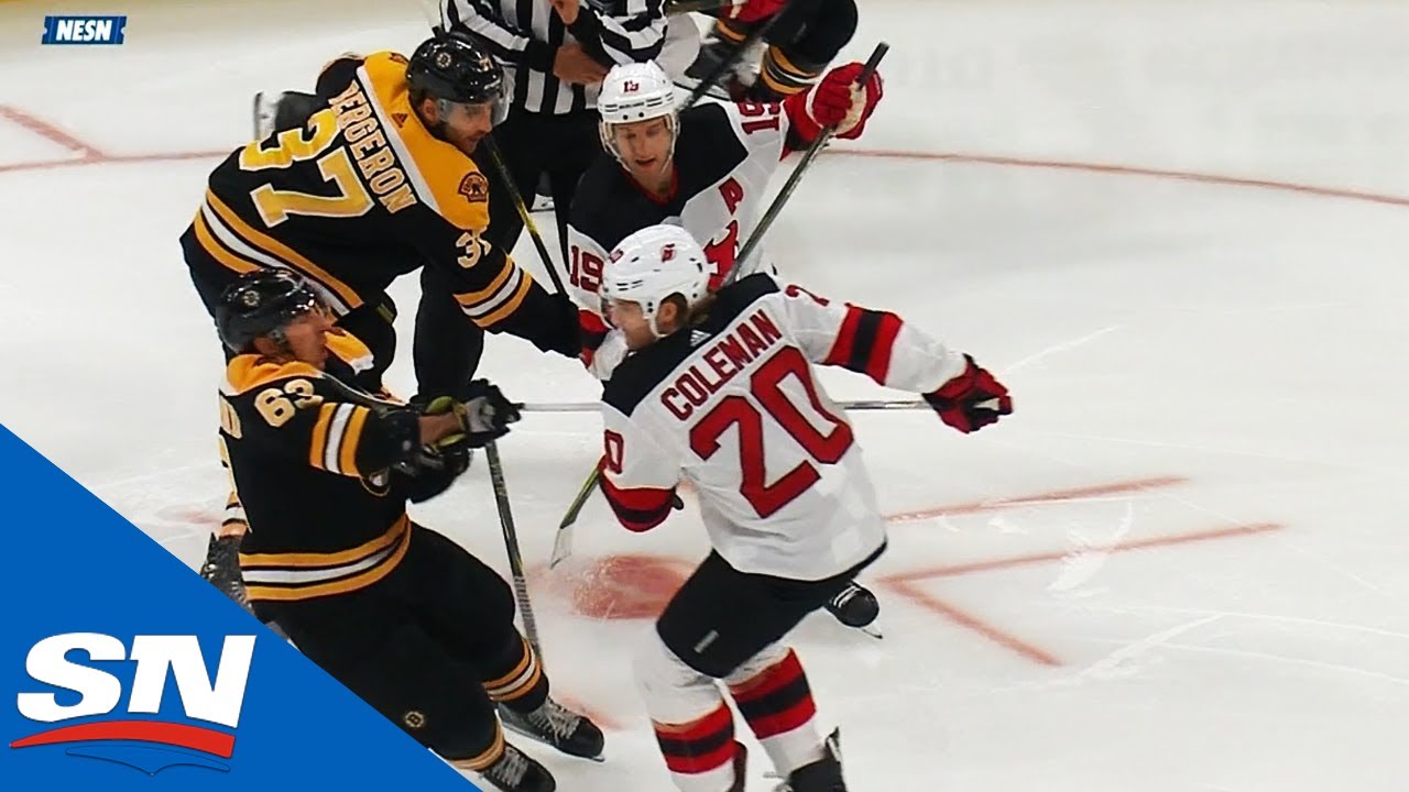 Vidéo:  Brad Marchand reçoit un COUPE-GORGE...