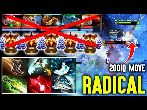 Radical Destroyed Immortal Stack With Crazy 200IQ Moves - Crazy Tinker God Dota 2