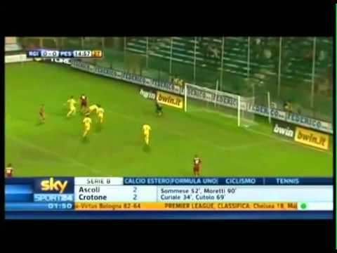Reggina Vs Pescara 1 0 Serie B Campionato 2010 13 10 2010.flv