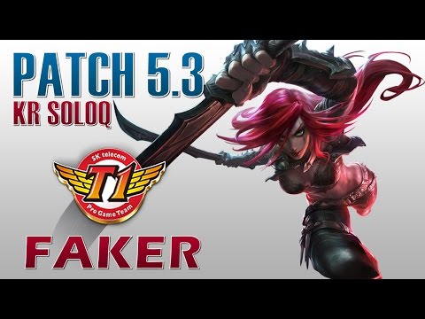 SKT T1 Faker - Katarina Mid Lane - KR SoloQ
