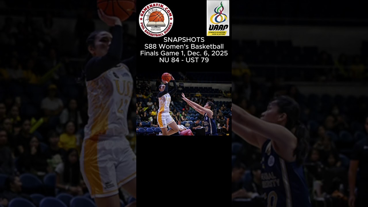 Snapshots: Women's Basketball Finals G1 - NU 84 - UST 79