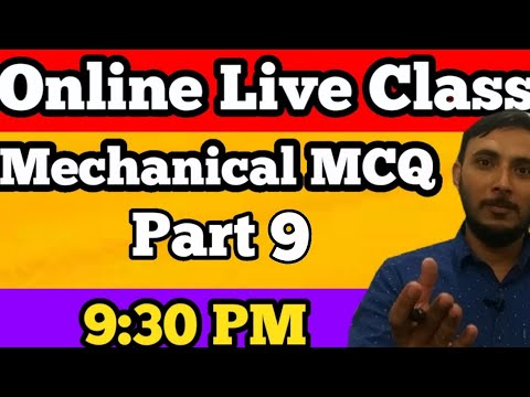 SSC JE Mechanical MCQ Part 1