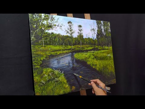 Painting a Realistic Landscape -Paint with Parimal Vaghela