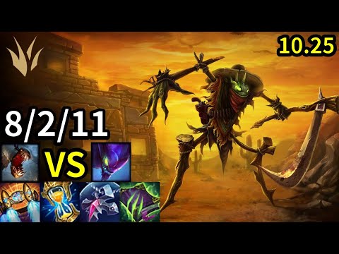 Fiddlesticks Jungle vs Kha'Zix - EUW Master | Patch 10.25