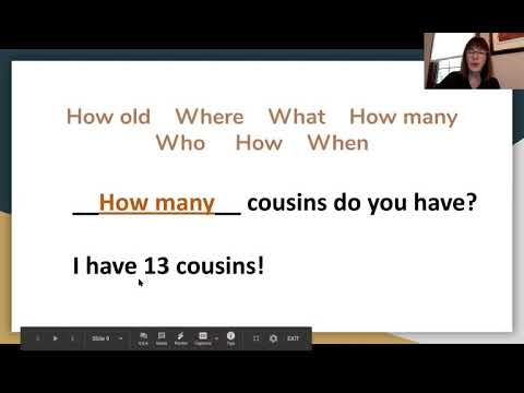 Exercise with Question Words