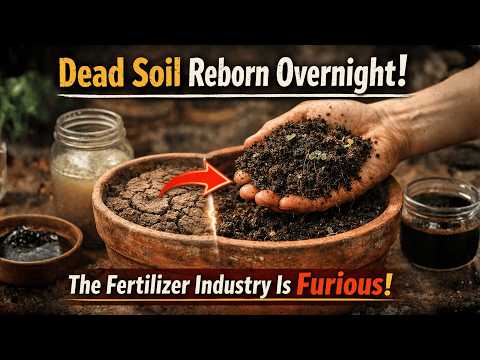 Soak Dead Soil Overnight—It Comes Alive by Morning. The Fertilizer Industry Hates This