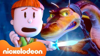 Can Max Slay a Dragon?! 🐲 Max and the Midknights | Nicktoons