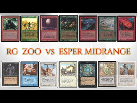 OLD SCHOOL MTG CHANNEL- WINTER DERBY '22 - RG ZOO vs ESPER MIDRANGE