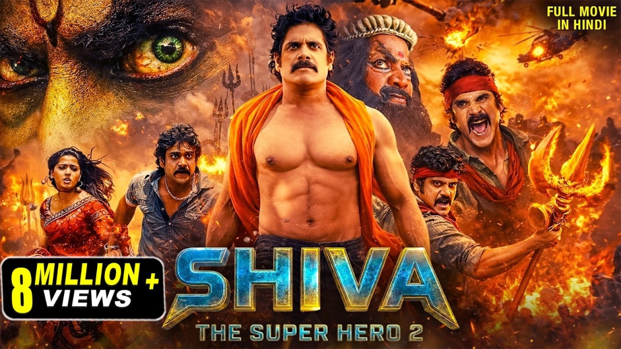 शिवा द सुपर हीरो 2 | भगवान शिव की दिव्य शक्ति | Nagarjuna, Anushka Shetty | South Dubbed Full Movie