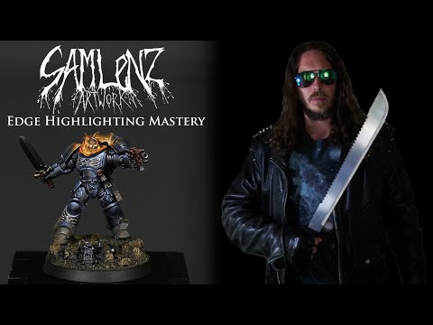 Sam Lenz Artwork: Edge Highlighting Mastery