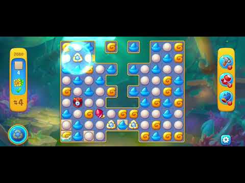 Fishdom gameplay level 2080