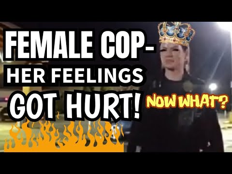 NEW!!!  Female Cop RETALIATES!!👹👹#femalecops #dumbfemalecops