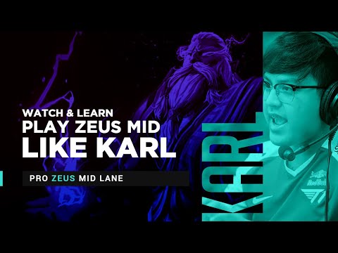 EASY GAME..!! ZEUS MID PRO "T1 KARL PLAYER PERSPECTIVE" 7.31D - DOTA 2 BUILD 2022