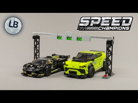 Vidéo LEGO Speed Champions 76899 : Lamborghini Urus ST-X & Lamborghini Huracán Super Trofeo EVO