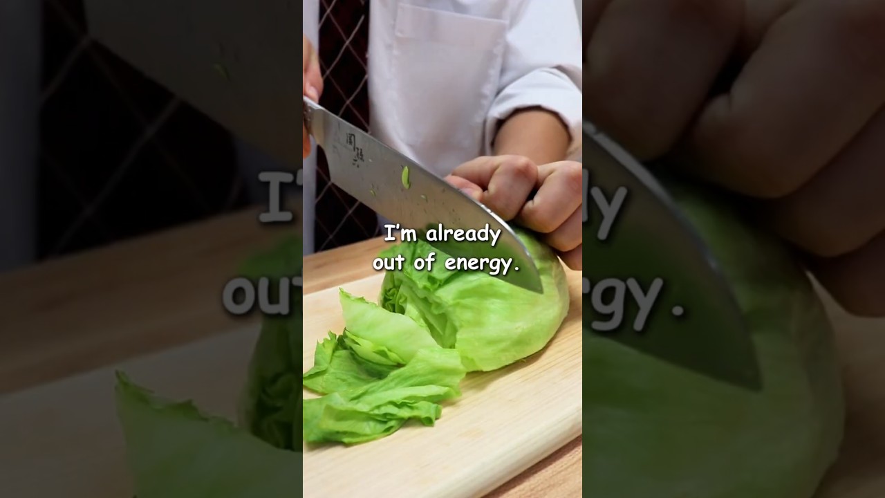 No Energy? Make This. (10-Min Japanese Dinner) #japanesefood #cooking #recipe #lettuce #friedrice