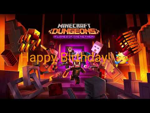 Happy Birthday Minecraft Dungeons Flames of the nether! 🥳
