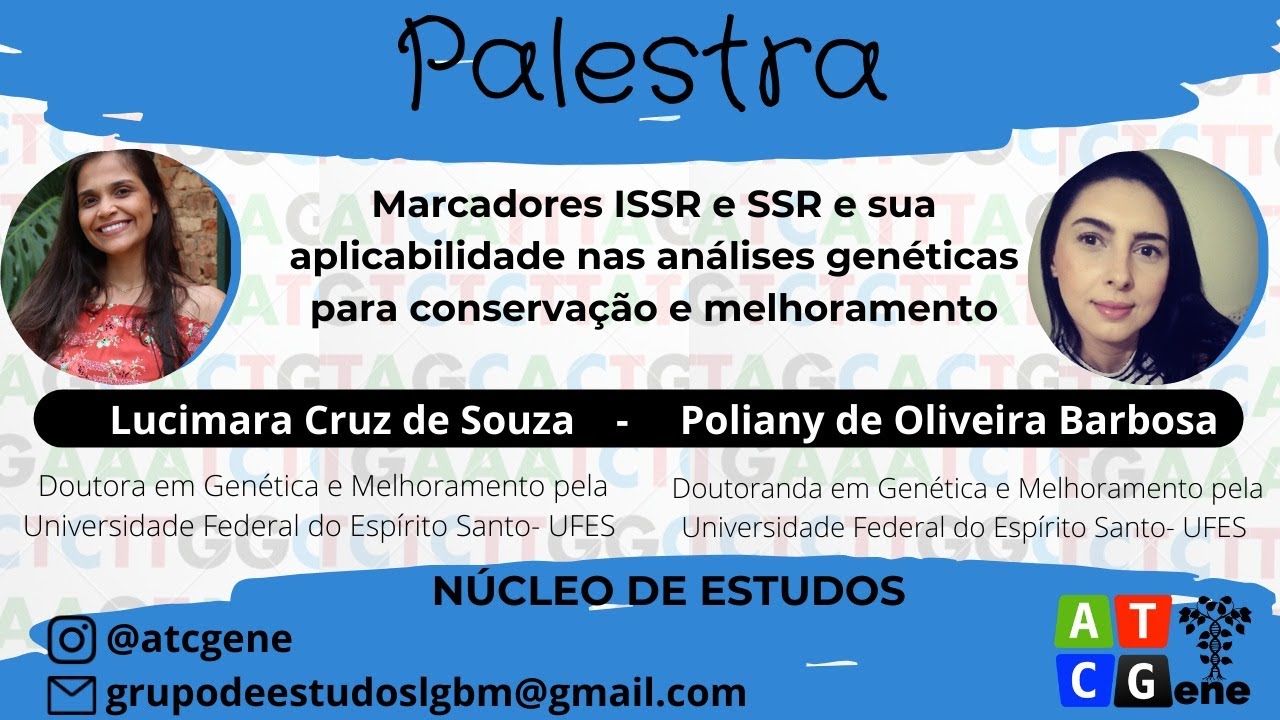 Marcadores ISSR  e  SSR, e aplicação na genética.