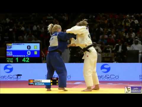 Judo 2013 Grand Prix Abu Dhabi: Gomez (ESP) - Ryzhova (RUS) [-52kg] final