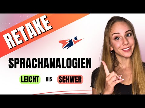 🛑 REMAKE: Sprachanalogien & Wortanalogien im Einstellungstest üben