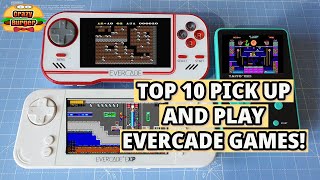 Top 10 Pick Up And Play Games for Evercade & Super Pocket!