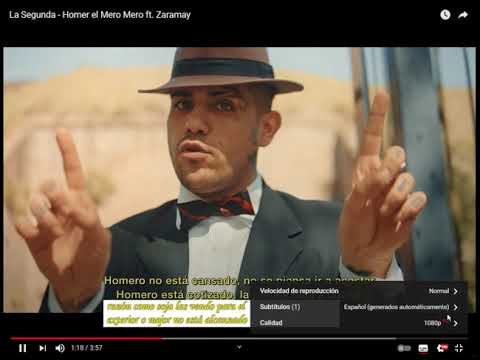 homer  el  mero mero -  zaramay   la  segunda  { video  official }