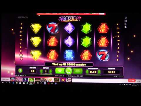 MongoTV_1692 - Mongo Slots - Del 1 - LeoVegas 120 FREE SPINS STARBURST Slot - 0.10 Kr. Linje