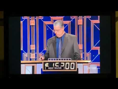 Double Jeopardy, Million Dollar Masters Tournament Day 10 - SHOCKING 2nd Daily Double (5/14/02)