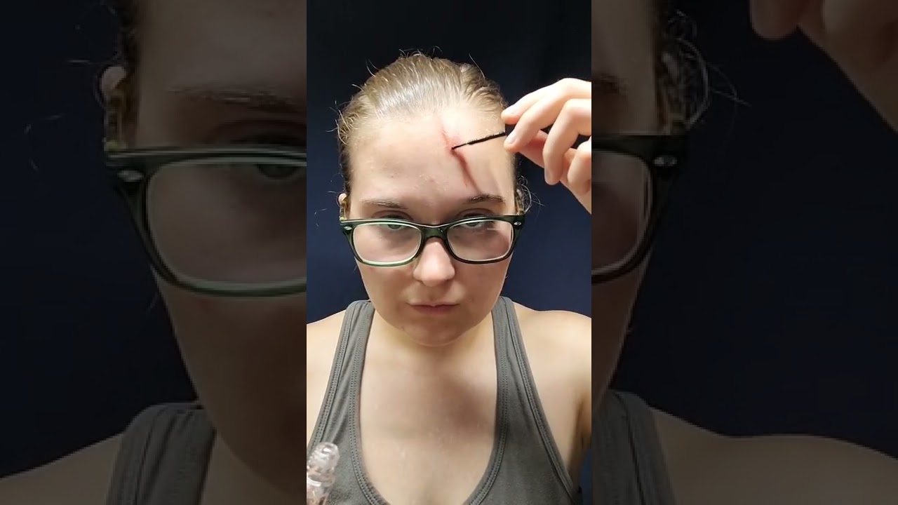 Harry Potter Scar Makeup 💄#sfxtutorial  #sfxmakeuptutorial  #sfxmakeup #makeuptutorial  #harrypotter