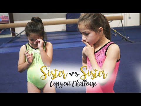 Sister VS Sister Copycat Gymnastics Challenge| Sariah SGG