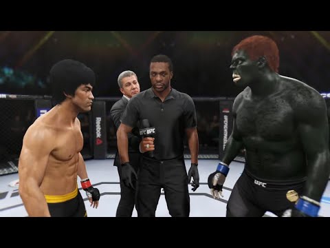 Bruce Lee vs. Swamp Hulk - EA Sports UFC 2