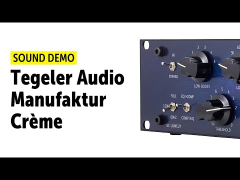Tegeler Audio Manufaktur Crème Sound Demo (no talking)