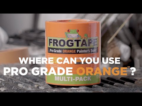 Where Can You Use FrogTape® Pro Grade Orange Painter's Tape™?
