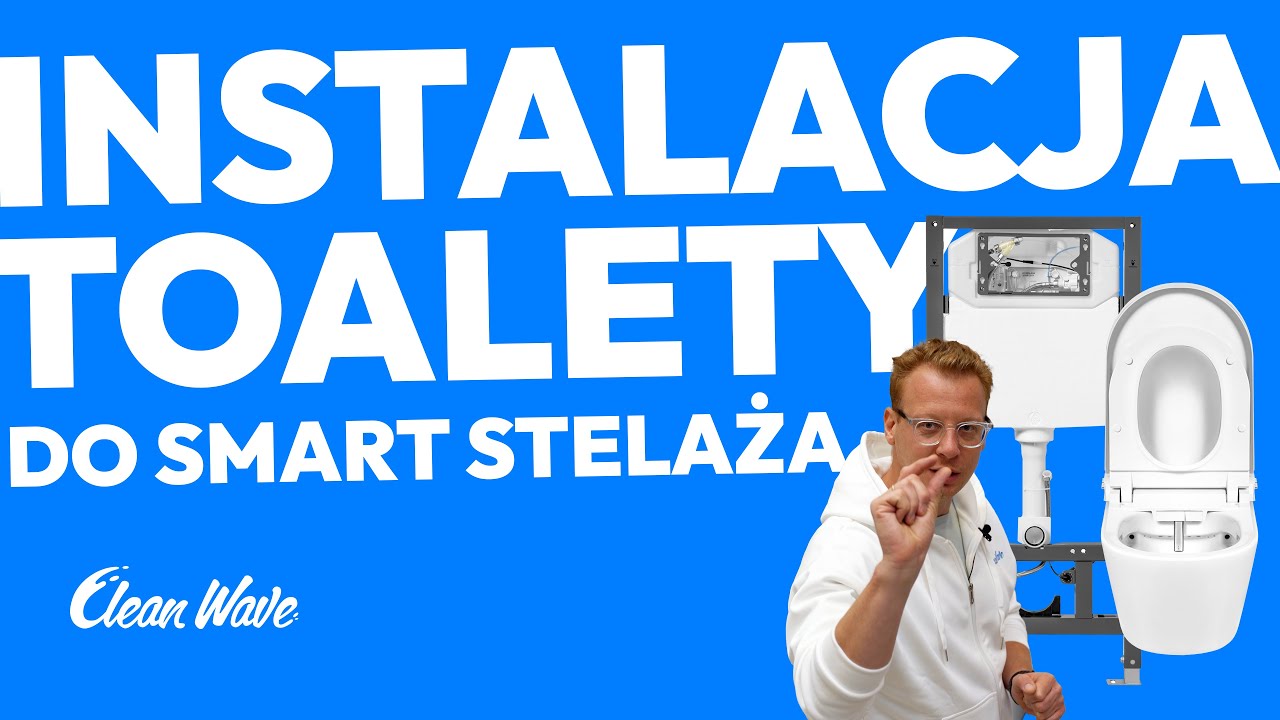 Installation of a toilet on a Clean Wave concealed cistern