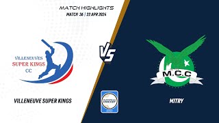 Match 36 - VSK vs MIT | Highlights | ECS France, 2024 | 22 Apr 2024 | ECS24.279