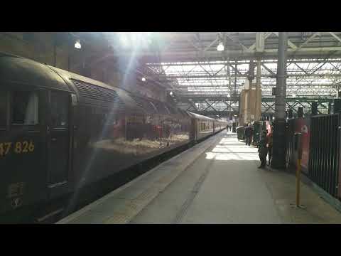 "The Spirit of the Lakes" Charter leaves Edinburgh Waverley for Peterborough.