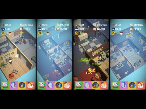 Idle Startup: incremental game video thumbnail
