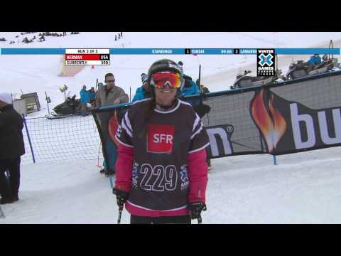 Kerri Herman Winter X Games Europe 2011 Skiing Slopestyle Silver Medal