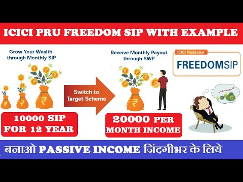 ICICI PRU MUTUAL FUND FREEDOM SIP = PASSIVE INCOME जिंदगीभर के लिये Video