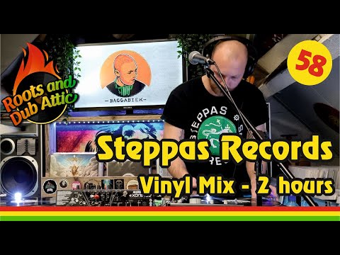 58 Steppas Records Mix - Selecta Baggabiek, 2 hours vinyl session, live from the Roots and Dub Attic