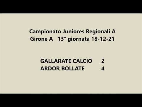 Juniores Regionali A - Gallarate  Calcio - Ardor Bollate